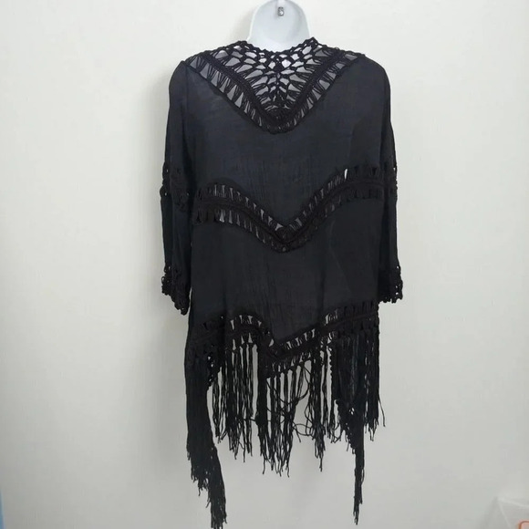 Another Story Bolero with Fringe & Crocheting, S - Picture 7 of 10
